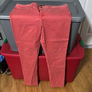 American Eagle Outfitters Pink Straight Leg Jeans